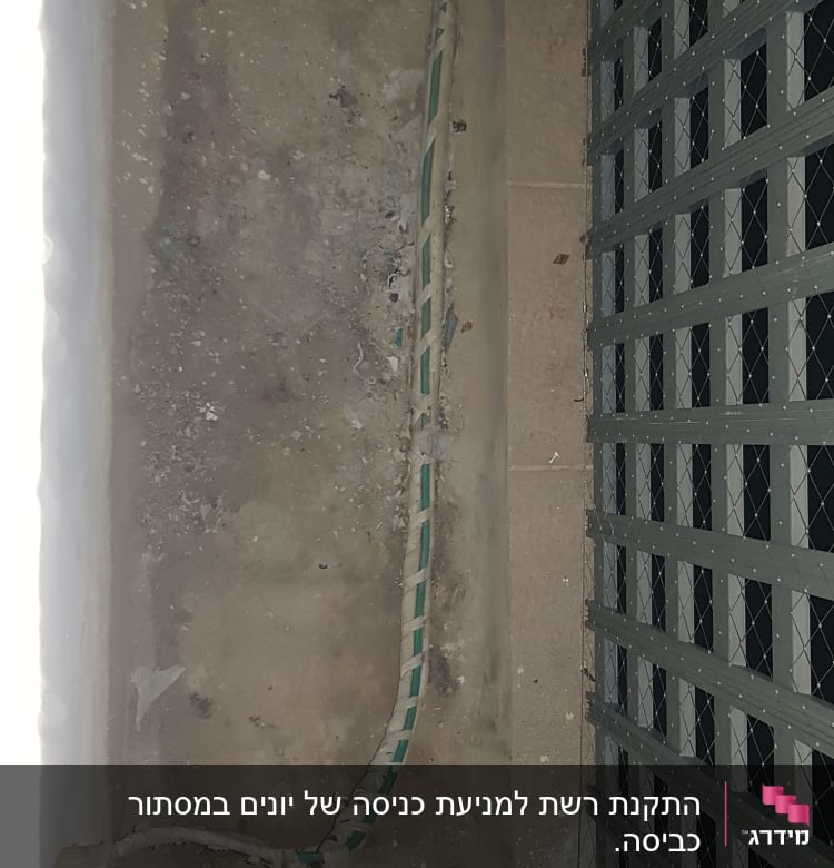 אזור המסתור כביסה לאחר הניקיון